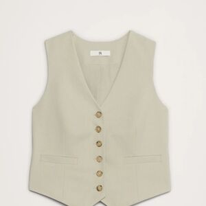 Banana Republic Navy Siena Italian Wool Vest